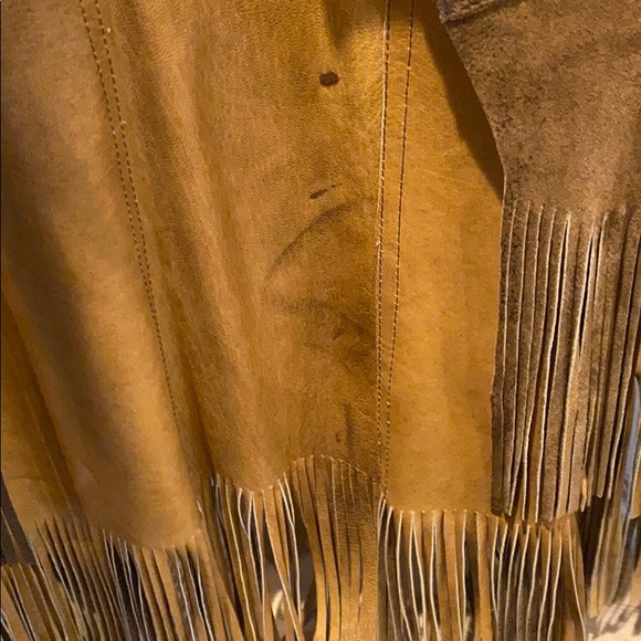 Burns 1876 leather fringe vest - Picture 6 of 7